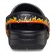 Crocs Glog T Fiamma Nero - Sandali Mare Bambina
