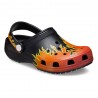 Crocs Glog T Fiamma Nero - Sandali Mare Bambina