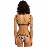 Billabong Costume Slip Fiori Azzurro Donna