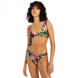 Billabong Costume Slip Fiori Azzurro Donna