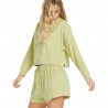 Billabong Felpa Giro Spugnetta Verde Donna