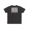 Billabong T-Shirt Crayon Wave Nero Uomo