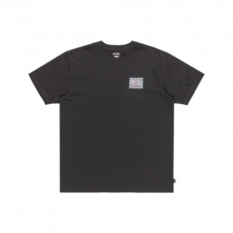 Billabong T-Shirt Crayon Wave Nero Uomo