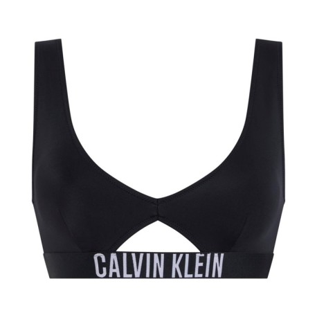 Calvin Klein Bikini Top Bralette Nero Donna