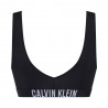 Calvin Klein Bikini Top Bralette Nero Donna