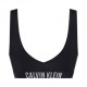 Calvin Klein Bikini Top Bralette Nero Donna