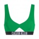 Calvin Klein Bikini Top Bralette Verde Donna