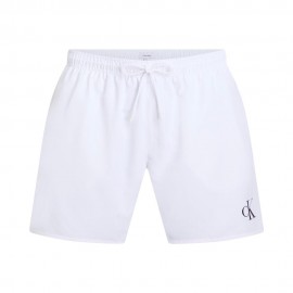 Calvin Klein Costume Boxer Logo Bianco Uomo