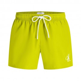 Calvin Klein Costume Boxer Logo Lime Uomo