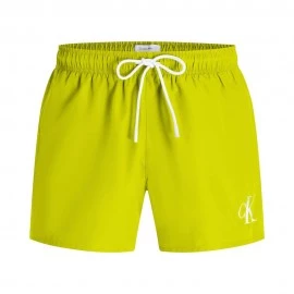 Calvin Klein Costume Boxer Logo Lime Uomo
