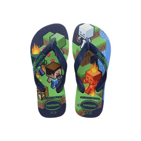Havaianas Kids Minecraft Verde - Infradito Mare Bambino