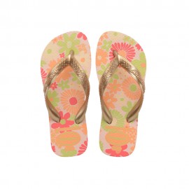 Havaianas Flores Beige - Infradito Mare Bambina