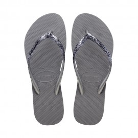 Havaianas Slim Glitter Grigio - Infradito Mare Donna