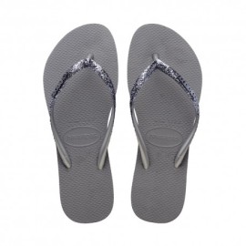 Havaianas Slim Glitter Grigio - Infradito Mare Donna