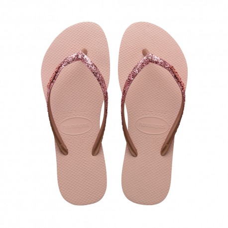 Havaianas Slim Glitter Rosa - Infradito Mare Donna