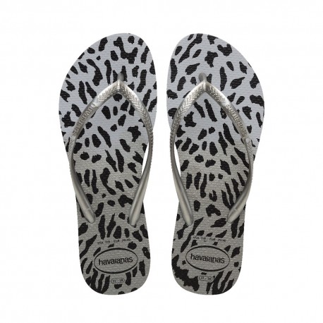 Havaianas Animals Slim Grigio - Infradito Mare Donna