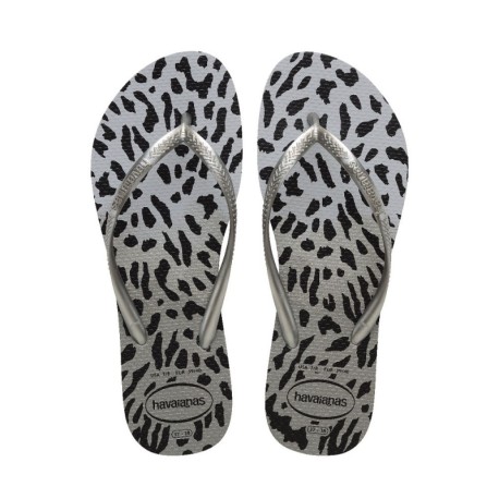 Havaianas Animals Slim Grigio - Infradito Mare Donna