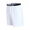 Calvin Klein Costume Boxer Logo Lung Media Bianco Uomo