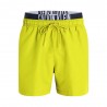 Calvin Klein Costume Boxer Logo Lung Media Lime Uomo