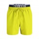 Calvin Klein Costume Boxer Logo Lung Media Lime Uomo
