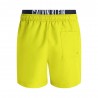 Calvin Klein Costume Boxer Logo Lung Media Lime Uomo
