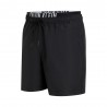 Calvin Klein Costume Boxer Logo Lung Media Nero Uomo