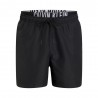 Calvin Klein Costume Boxer Logo Lung Media Nero Uomo