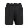Calvin Klein Costume Boxer Logo Lung Media Nero Uomo