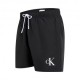 Calvin Klein Costume Boxer Logo Nero Uomo