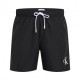 Calvin Klein Costume Boxer Logo Nero Uomo
