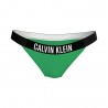 Calvin Klein Costume Slip Brazilian Verde Donna