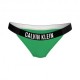 Calvin Klein Costume Slip Brazilian Verde Donna