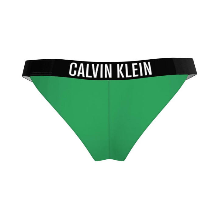 Calvin Klein Costume Slip Brazilian Verde Donna