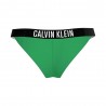 Calvin Klein Costume Slip Brazilian Verde Donna