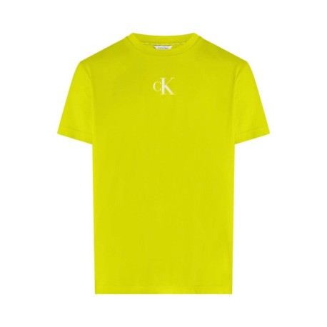 Calvin Klein T-Shirt Girocollo Lime Uomo