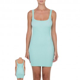 Effek Abito Da Spiaggia Canottiera Azzurro Donna