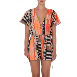 Effek Abito Da Spiaggia Fantasia Sole Multi Donna