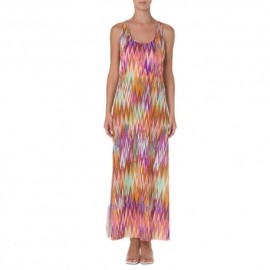 Effek Abito Da Spiaggia Lungo V Fantasia Multi Donna