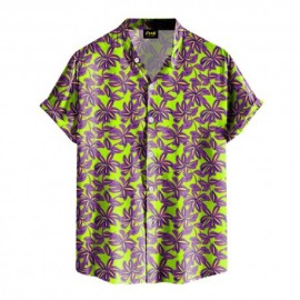 Effek Camicia Mezze Maniche Verde Uomo