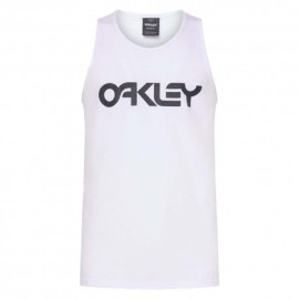 Oakley Canottiera Logo Bianco Uomo