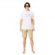 Oakley T-Shirt Logo Fantasia Bianco Uomo