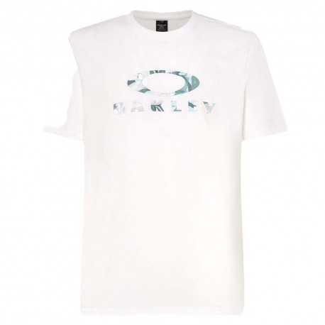 Oakley T-Shirt Logo Fantasia Bianco Uomo