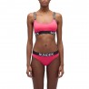 Sundek Bralette Logo Fuxia Donna
