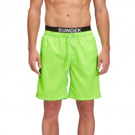 Sundek Costume Boxer Lungo Elastico Parlato Lime Uomo