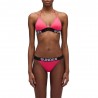 Sundek Costume Slip Logo Parlato Fuxia Donna