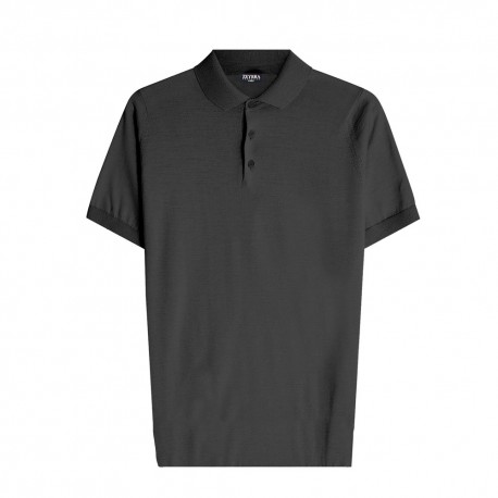 Zeybra Polo Maniche Corte Tech Antracite Uomo