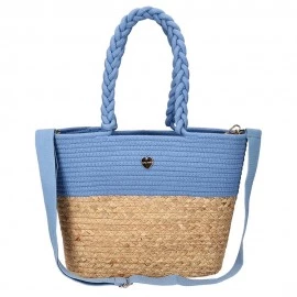 Hat You Borsa Pochette Rafia Denim Donna