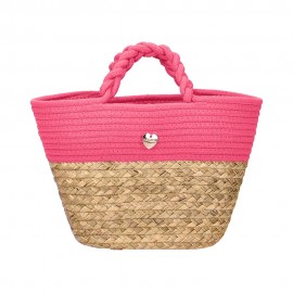 Hat You Borsa Pochette Rafia Piccola Fuxia Donna