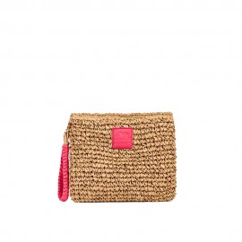 Sundek Pochette Rafia Fuxia Donna