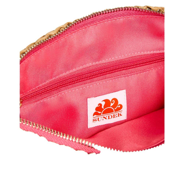 Sundek Pochette Rafia Fuxia Donna